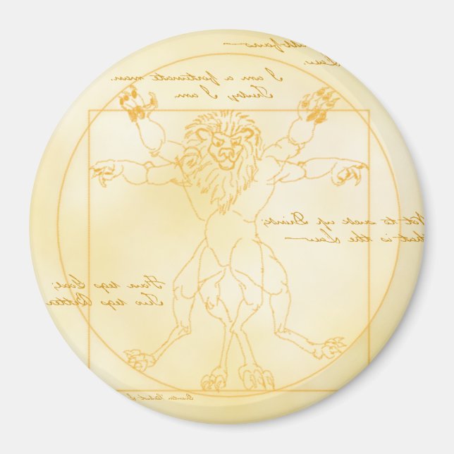 LEOMORPHIC DA VINCI magnet (Front)