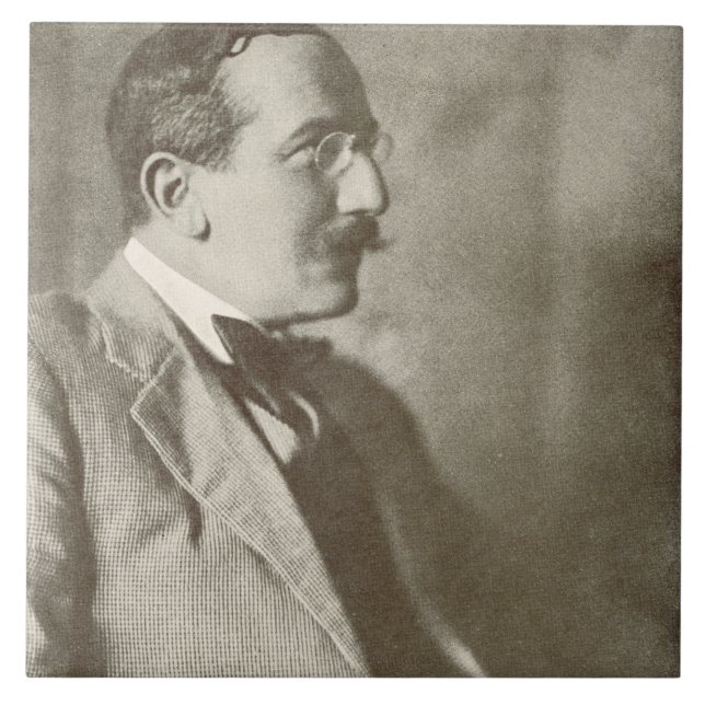 Leon Bakst (1866-1924), Russian painter, portrait Tile (Front)