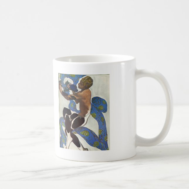 Leon Bakst: Nijinsky's Faun Costume Coffee Mug (Right)