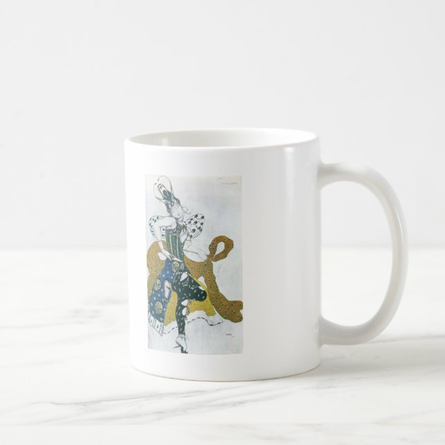 Leon Bakst- Sketch for the ballet 'La Peri' Coffee Mug (Right)