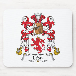 Leon Family Crest Mouse Mat