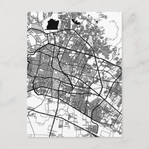 León Mexico City Map Postcard