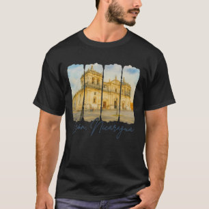 Leon Nicaragua Traveling Trip Brushstroke Leon Sou T-Shirt