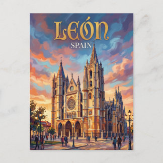 León Spain Postcard