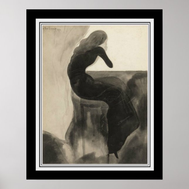 Léon Spilliaert "La Princesse Maleine" 16x20 Print (Front)