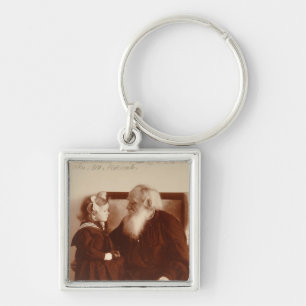Leon Tolstoy with his granddaughter, Tatiana Key Ring