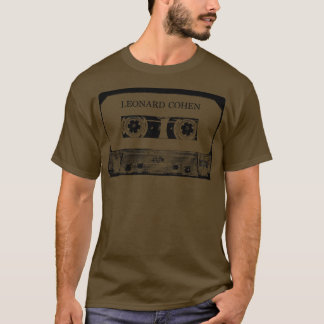 Leonard Cohen Cassette Tape T-Shirt