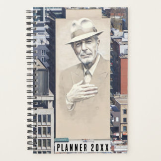 Leonard Cohen Mural in Montreal, Canada Planner