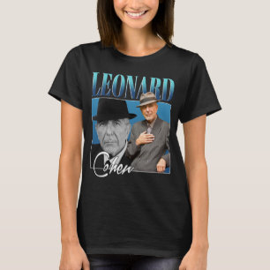 Leonard Cohen Retro Style Gifts for Fans T-Shirt