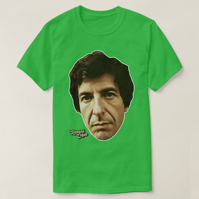 Leonard Cohen T-Shirt (Design Front)
