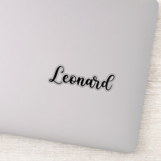 Leonard Name - Handwritten Calligraphy