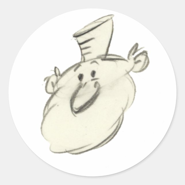 Leonardo Classic Round Sticker (Front)