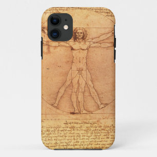 Leonardo Da Vinci Anatomy Study of human body iPhone 11 Case