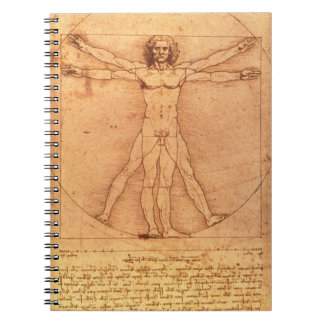 Leonardo Da Vinci Anatomy Study of human body Notebook