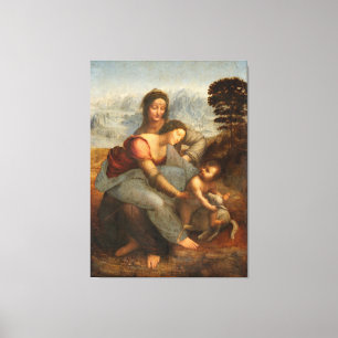 Leonardo da Vinci - Anna Seldritt - Anna Metterza Canvas Print