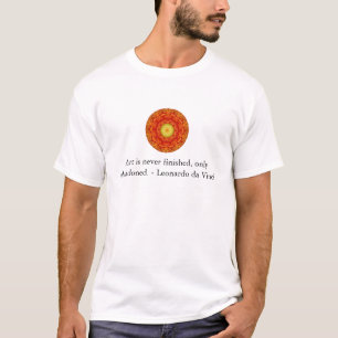 Leonardo da Vinci art quote T-Shirt