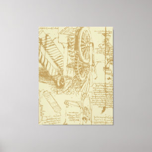 Leonardo Da Vinci Artwork Canvas Print