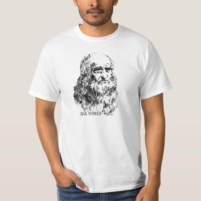 Leonardo Da Vinci, Autoportrait 2 T-Shirt (Front)