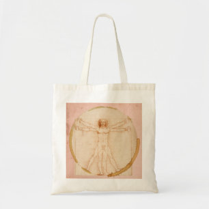 Leonardo Da Vinci-Coffee Man Tote Bag