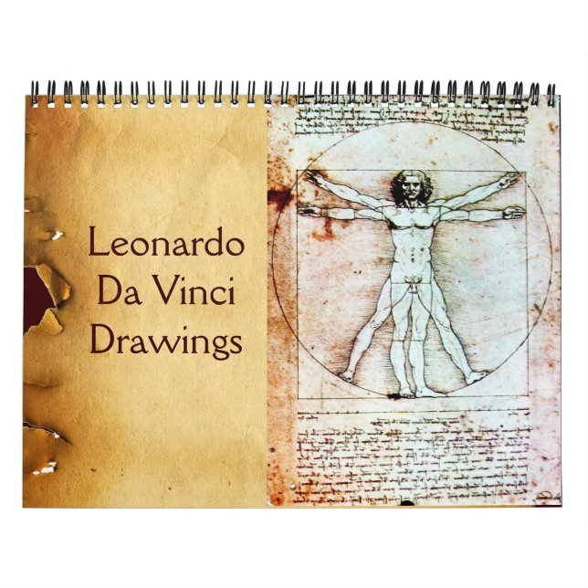 LEONARDO DA VINCI  Drawings 2017 Calendar (Cover)