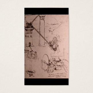 Leonardo da Vinci, drawings of machines