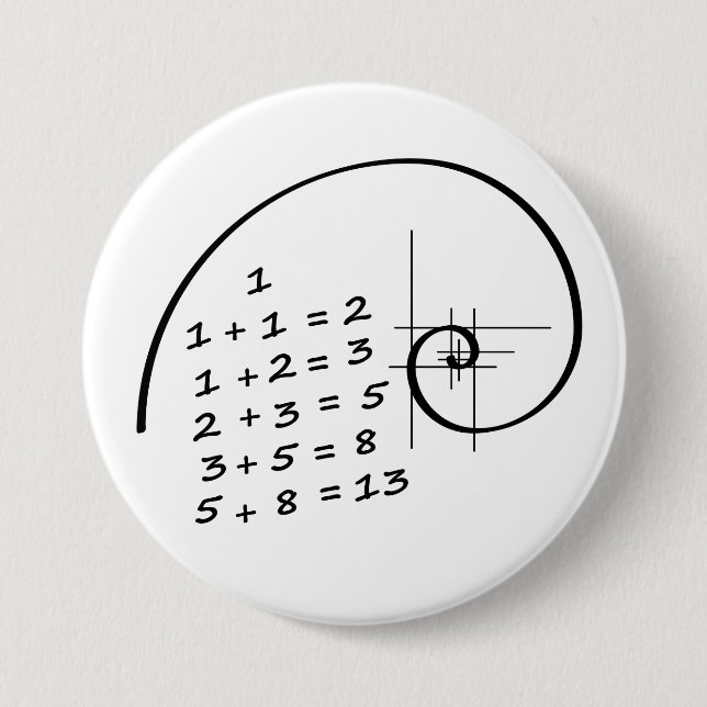 Leonardo da Vinci. Golden Ratio. De gulden snede. 7.5 Cm Round Badge (Front)