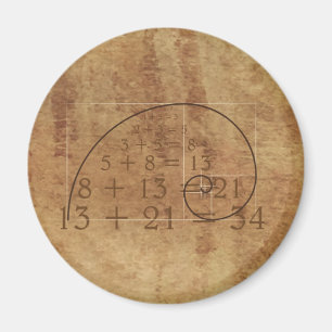 Leonardo da Vinci. Golden Ratio. The Golden Sectio Magnet