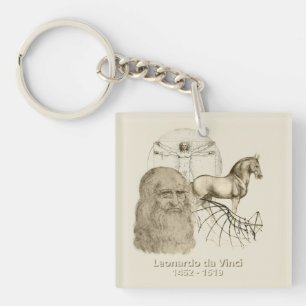 Leonardo da Vinci Key Ring