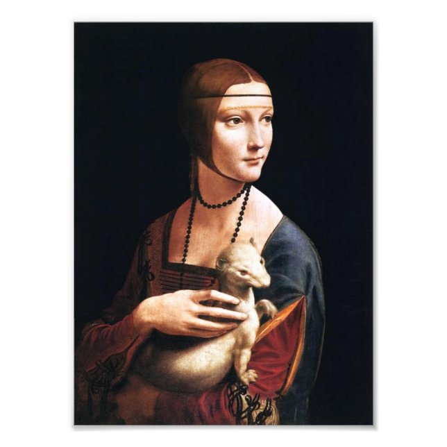 Leonardo Da Vinci Lady with an Ermine Photo Print (Front)