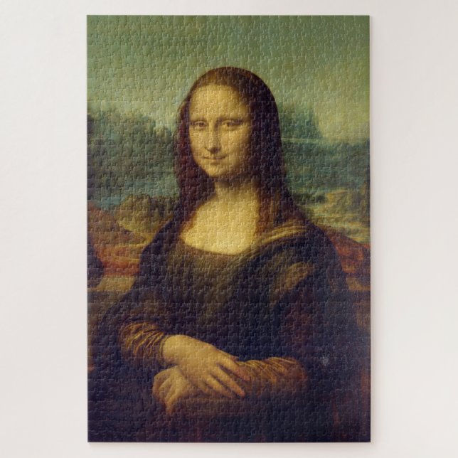 Leonardo Da Vinci - Lisa del Giocondo Jigsaw Puzzle (Vertical)