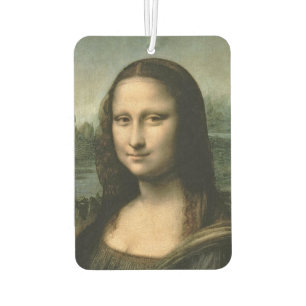 Leonardo da Vinci Mona Lisa, c.1503-6 Car Air Freshener