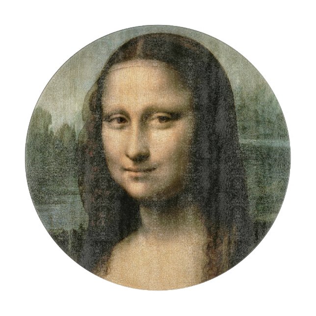 Leonardo da Vinci | Mona Lisa, c.1503-6 Cutting Board (Front)
