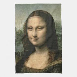 Leonardo da Vinci   Mona Lisa, c.1503-6 Tea Towel