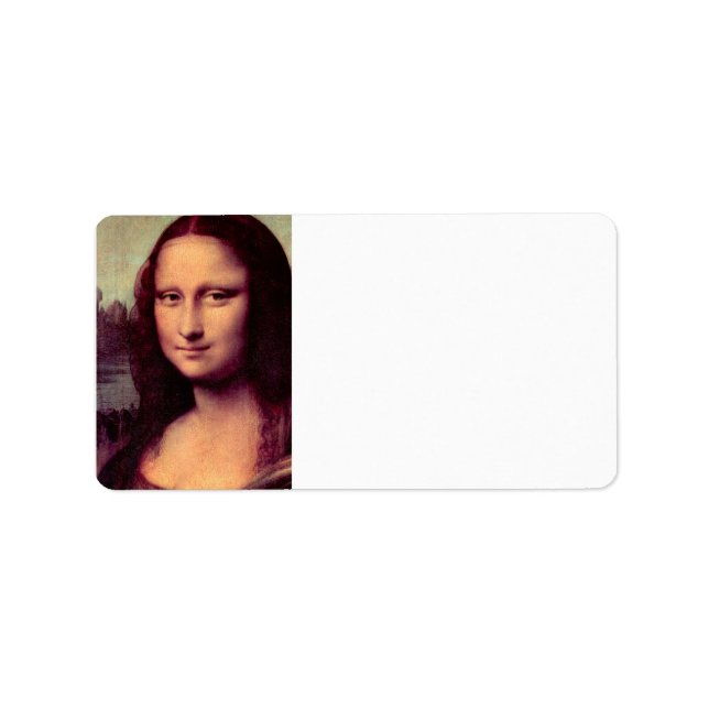 Leonardo da Vinci - Mona Lisa (Detail) Label (Front)