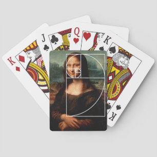 Leonardo da Vinci Mona Lisa Fibonacci Sequence Playing Cards