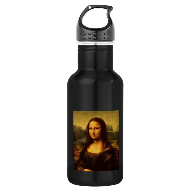 Leonardo Da Vinci Mona Lisa Fine Art Painting 532 Ml Water Bottle (Front)