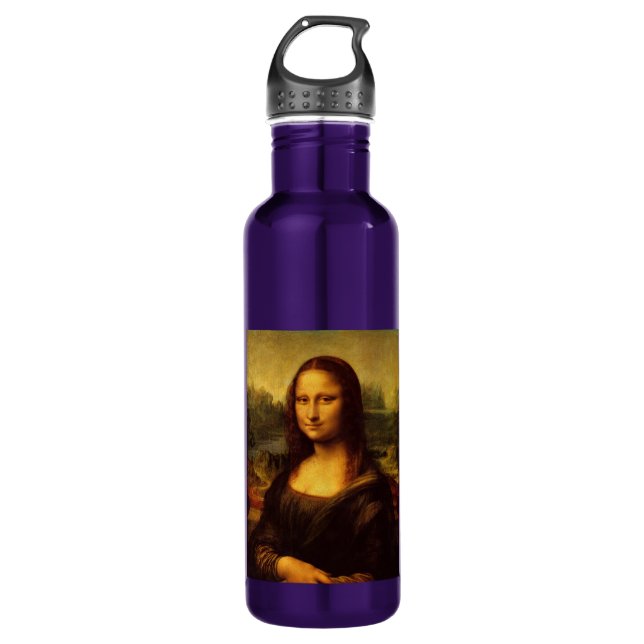 Leonardo Da Vinci Mona Lisa Fine Art Painting 710 Ml Water Bottle (Front)