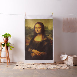 Leonardo Da Vinci Mona Lisa Fine Art Painting Fabric