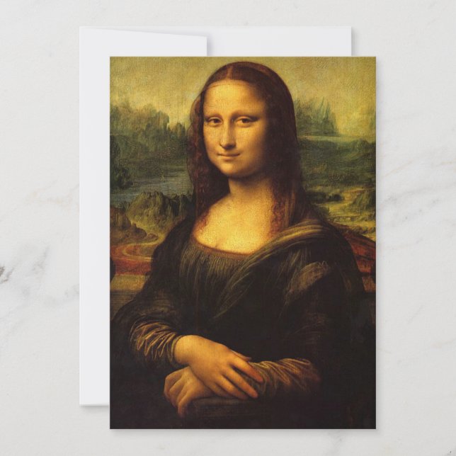 Leonardo da Vinci | Mona Lisa Invitation (Front)