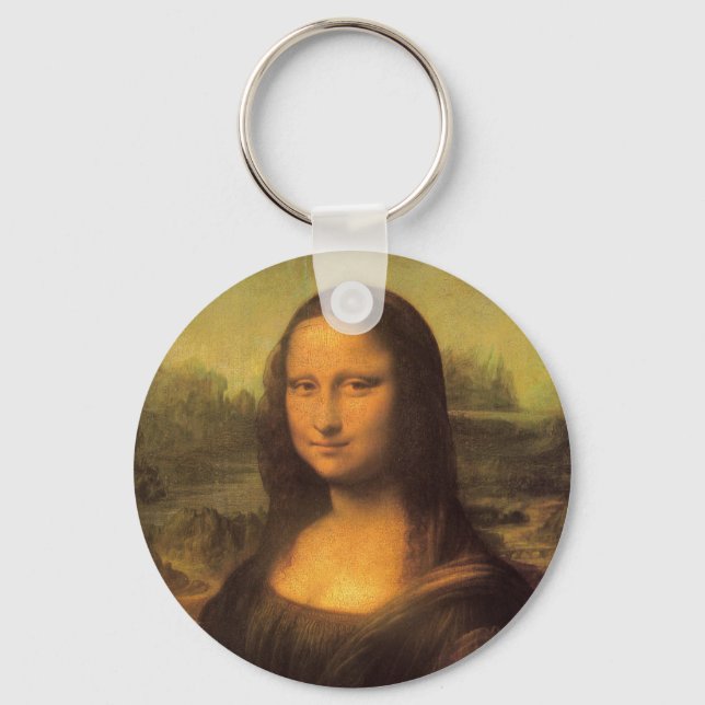 Leonardo Da Vinci' Mona Lisa Key Ring (Front)