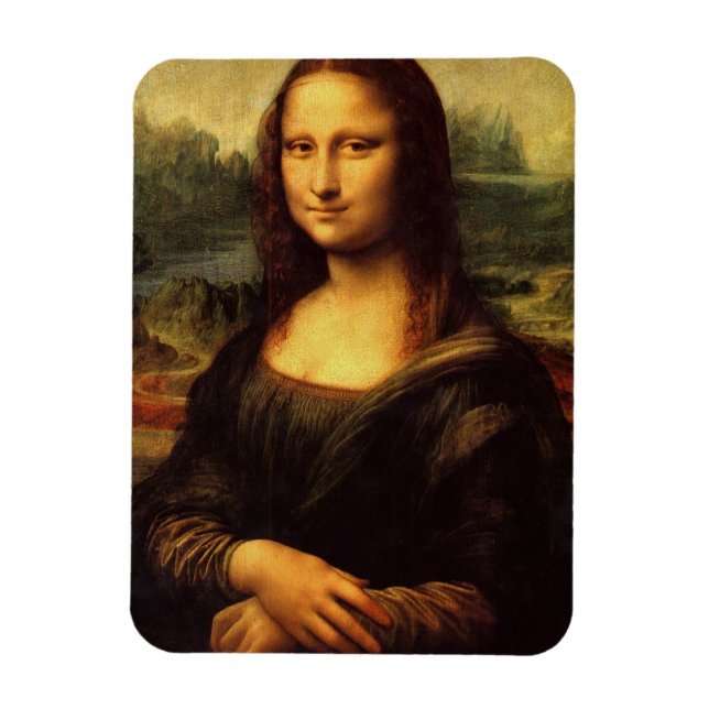 LEONARDO DA VINCI - Mona Lisa, La Gioconda 1503 Magnet (Vertical)