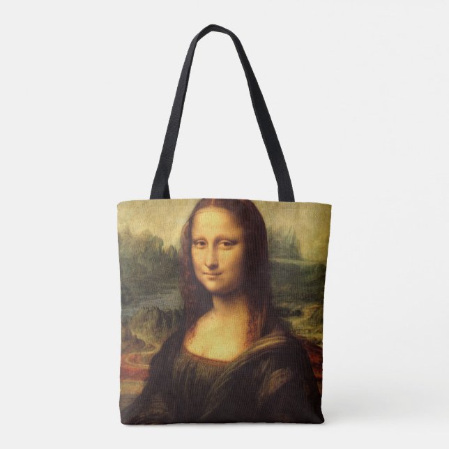 LEONARDO DA VINCI - Mona Lisa, La Gioconda 1503 Tote Bag (Back)