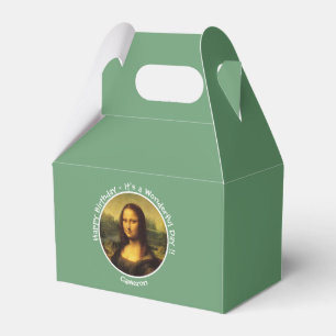 Leonardo da Vinci Mona Lisa Party Collection Favour Box