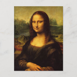 Leonardo Da Vinci Mona Lisa Postcard