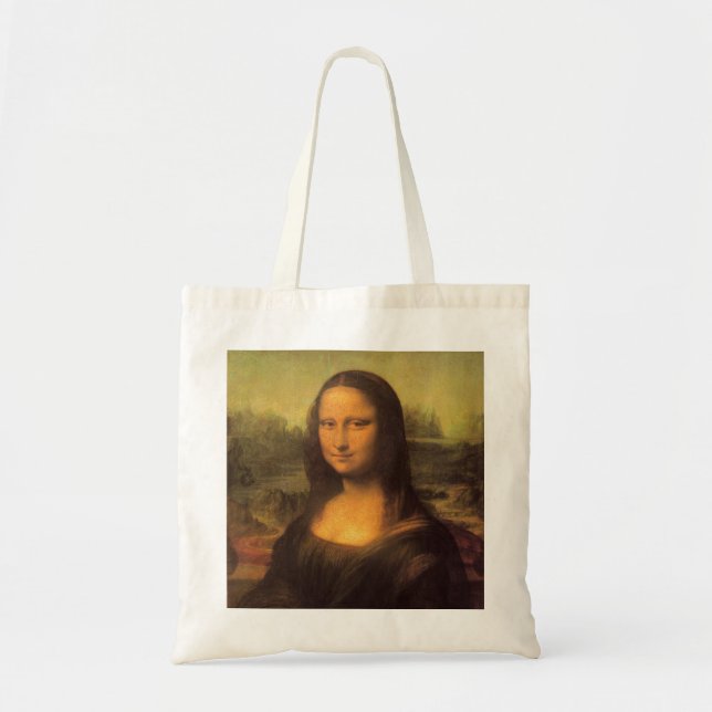 Leonardo Da Vinci' Mona Lisa Tote Bag (Front)