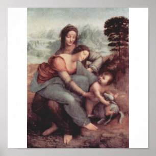 Leonardo Da Vinci Painting circa 1510 Poster