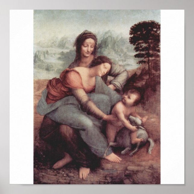 Leonardo Da Vinci Painting circa 1510 Poster (Front)