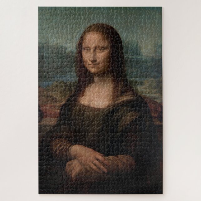 Leonardo Da Vinci Paintings | Mona Lisa Jigsaw Puzzle (Vertical)