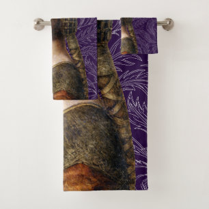 Leonardo da Vinci Portrait La Bella Principessa Bath Towel Set