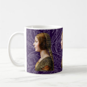 Leonardo da Vinci Portrait La Bella Principessa Coffee Mug